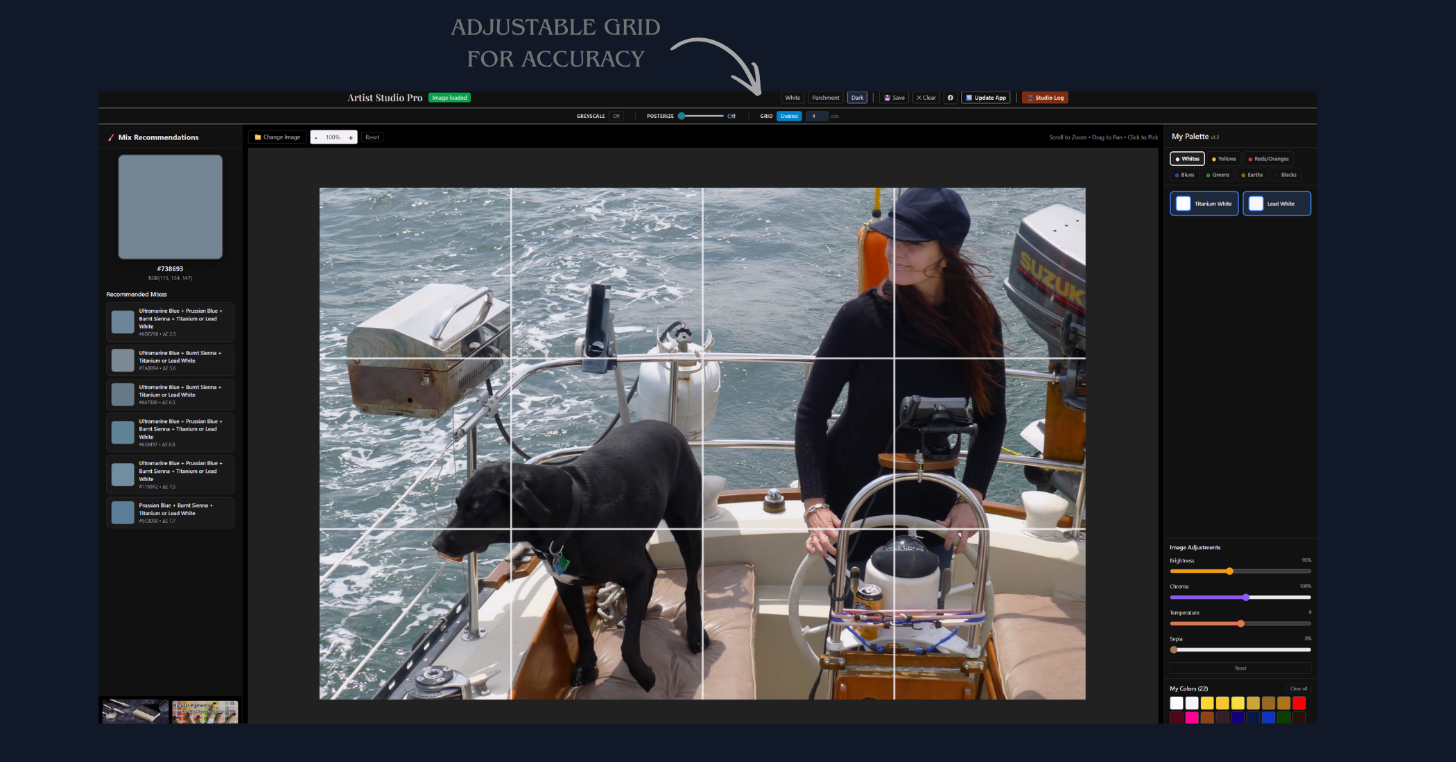 Artist Studio Pro color mixer