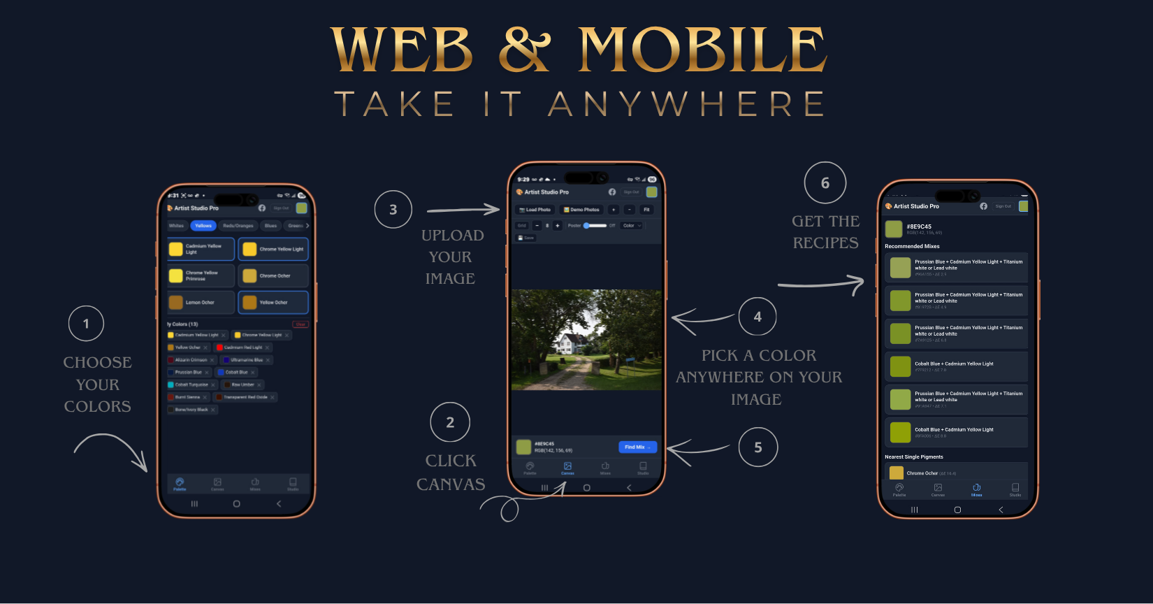 Artist Studio Pro mobile app
